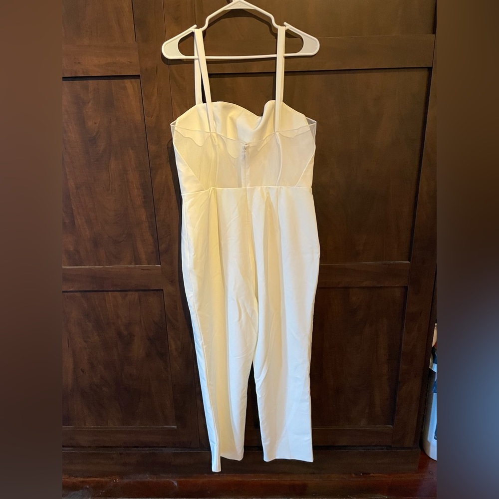 NWT BHLDN Sachin & Babi Poppy Jumpsuit Size 14 Bridal Jumpsuit Anthropologie - Picture 3 of 7
